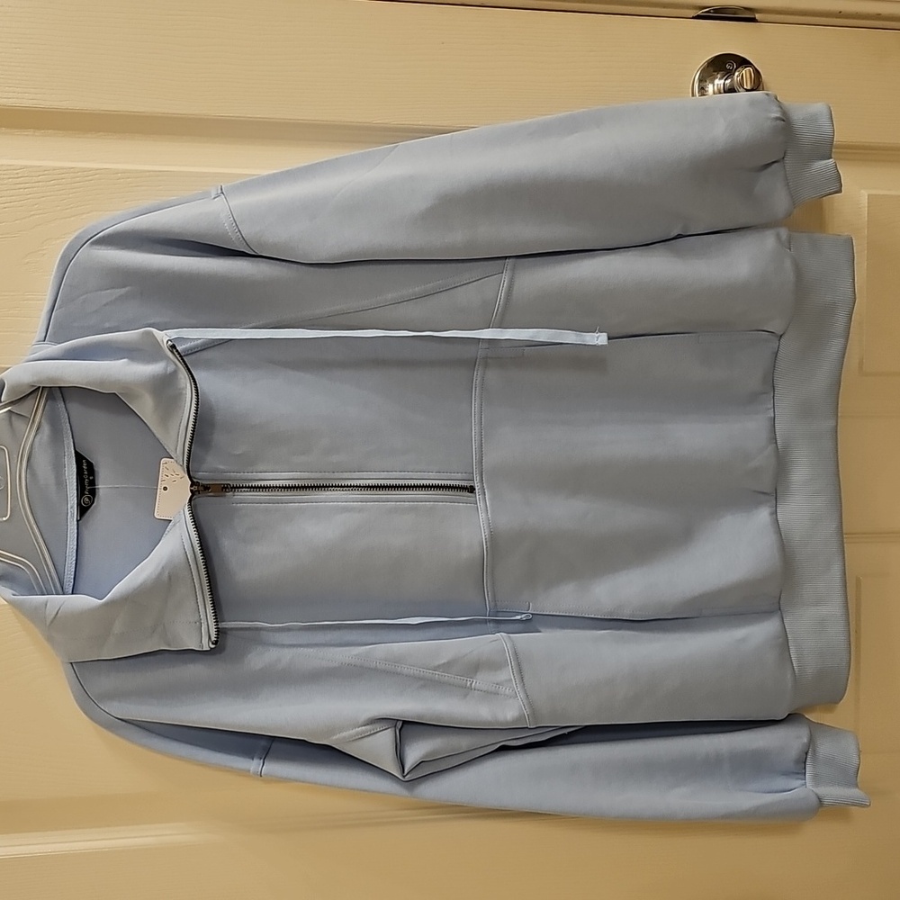 Pretty Garden Periwinkle Blue Half-Zip Pullover